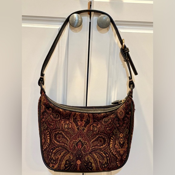 VINTAGE~ Etienne Aigner Small Tapestry Shoulder Bag Purse~MINT CONDITION~SKU049 - Picture 8 of 16